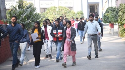 Assistant Engineer (Civil/Mechanical) Written Competition exam Day 2 today. Candidates coming out of Bankipur Girls High School in Patna where exam was held. (Santosh Kumar) Assistant Engineer (Civil/Mechanical) Written Competition exam Day 2 today. Candidates coming out of Bankipur Girls High School in Patna where exam was held. (Santosh Kumar)