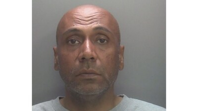 A mugshot of convicted murderer Sindeep Singh. (Leicestershire Police ) A mugshot of convicted murderer Sindeep Singh. (Leicestershire Police )