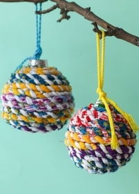 Cintia's Christmas tree ornaments are eco-friendly. (Pic courtesy: mypoppet.com.au) Cintia's Christmas tree ornaments are eco-friendly. (Pic courtesy: mypoppet.com.au)