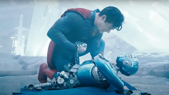 Superman teaser trailer: David Corenswet plays the titular superhero.