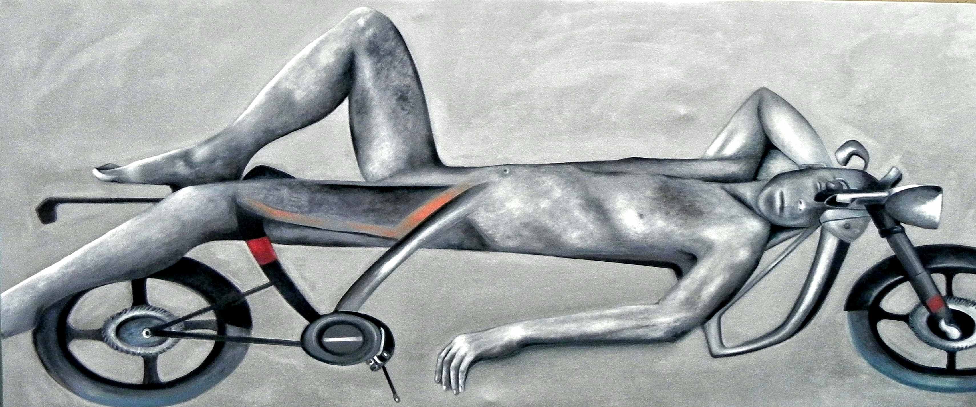 Artist Pratibha Singh's painting, oil on canvas, is part of her series titled Terraform. Artist Pratibha Singh's painting, oil on canvas, is part of her series titled Terraform.