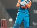 Smriti Mandhana plays a shot during the third T20I vs West Indies. Smriti Mandhana plays a shot during the third T20I vs West Indies.
