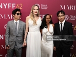 Angelina Jolie attended the Maria premiere at NY with her three kids Pax, Zahara and Maddox.