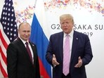 File photo of Russia's President Vladimir Putin and US President Donald Trump at a meeting on the sidelines of the G20 summit in Osaka, Japan June 28, 2019. 