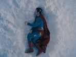 David Corenswet's Superman struck the Yamcha Death Pose in the first teaser trailer of the upcoming DC Studios' 2025 James Gunn film. David Corenswet's Superman struck the Yamcha Death Pose in the first teaser trailer of the upcoming DC Studios' 2025 James Gunn film.