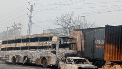 According to officials, the incident took place at around 6:30am near the Delhi Public School. (HT sourced photo) According to officials, the incident took place at around 6:30am near the Delhi Public School. (HT sourced photo)