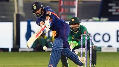 Virat Kohli plays a shot in a match between India and Pakistan. (AP) Virat Kohli plays a shot in a match between India and Pakistan. (AP)