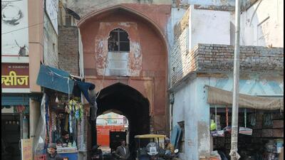 The heritage site in Chipitola area of Agra. (HT Photo)