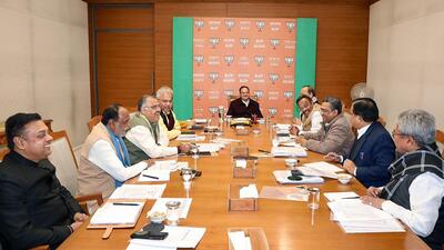 Union minister JP Nadda presides over a meeting with BJP national general secretaries at BJP Headquarters in New Delhi. (JPNadda-X) Union minister JP Nadda presides over a meeting with BJP national general secretaries at BJP Headquarters in New Delhi. (JPNadda-X)