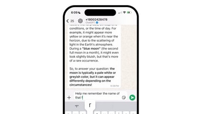 ChatGPT bot is now available on WhatsApp. (OpenAI) ChatGPT bot is now available on WhatsApp. (OpenAI)
