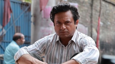 Shiboprosad Mukherjee in a still from Bohurupi.