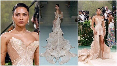 Mona Patel in a custom Iris Van Herpen gown at the Met Gala 2024.