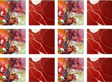 The vibrant and warm hues of 'Red Art' represent energy, positivity, and innovation. (HT Photo) The vibrant and warm hues of 'Red Art' represent energy, positivity, and innovation. (HT Photo)