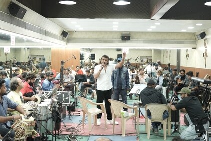 Sonu Nigam at the rehearsal in Mumbai