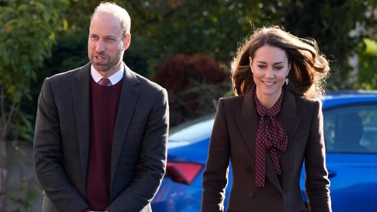 The royal family's festive season began with King Charles’ pre-Christmas lunch at Buckingham Palace, but the Prince and Princess of Wales were missing. (Danny Lawson, Pool Photo via AP) (AP)