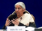 Union finance minister Nirmala Sitharaman speaks at the 55th meeting of the GST Council Union finance minister Nirmala Sitharaman speaks at the 55th meeting of the GST Council