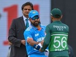 India's captain Rohit Sharma (C) will be up against Pakistan's Babar Azam as the two teams in Champions Trophy 2025. India's captain Rohit Sharma (C) will be up against Pakistan's Babar Azam as the two teams in Champions Trophy 2025.