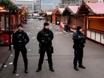 Policemen guard a Christmas Market, where a car drove into a crowd on Friday evening, in Magdeburg. Policemen guard a Christmas Market, where a car drove into a crowd on Friday evening, in Magdeburg.