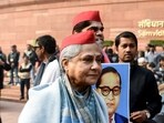Samajwadi Party (SP) MP Jaya Bachchan at Parliament premises in New Delhi on December 20. Samajwadi Party (SP) MP Jaya Bachchan at Parliament premises in New Delhi on December 20.