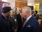 King Charles with an Indian-origin man at an event which took place on December 20. King Charles with an Indian-origin man at an event which took place on December 20.