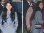 Radhika Merchant attends the Dhirubhai Ambani International School's annual day in a simple outfit. Radhika Merchant attends the Dhirubhai Ambani International School's annual day in a simple outfit.