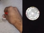 A man’s freezing weather bubble experiment went viral on X. A man’s freezing weather bubble experiment went viral on X.