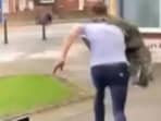 The incident was caught on camera. 