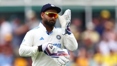 India's wicketkeeper Rishabh Pant looks on during the first day of the third cricket Test match. (AFP) India's wicketkeeper Rishabh Pant looks on during the first day of the third cricket Test match. (AFP)