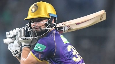 Rinku Singh in action for KKR. (AFP) Rinku Singh in action for KKR. (AFP)