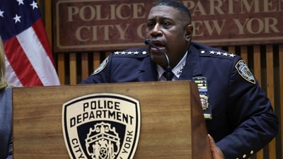 Jeffrey Maddrey, the NYPD Chief of Department, abruptly resigned. REUTERS/Mike Segar/File Photo (REUTERS)