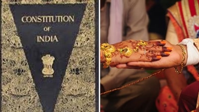 The couple’s gesture of getting married by taking an oath on the Indian constitution was welcomed by their families. (File Photo, Unsplash/jalodarajk) The couple’s gesture of getting married by taking an oath on the Indian constitution was welcomed by their families. (File Photo, Unsplash/jalodarajk)