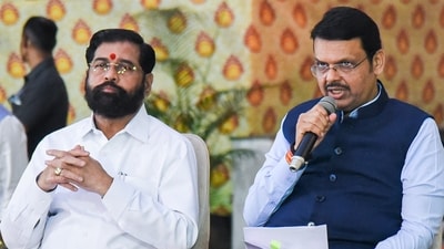 Maharashtra chief minister Devendra Fadnavis and Eknath Shinde at a Press conference at Vidhan Bhavan, in Nagpur on Saturday. (ANI) Maharashtra chief minister Devendra Fadnavis and Eknath Shinde at a Press conference at Vidhan Bhavan, in Nagpur on Saturday. (ANI)