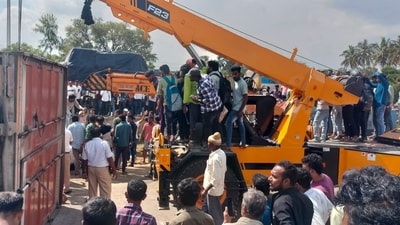 The accident took place near Talekere on National Highway 48. (X/@bngdistpol)