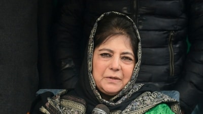 PDP chief Mehbooba Mufti alleged that around 1.5 lakh ration cards of people below the poverty line had been cancelled in Jammu and Kashmir. (PTI) PDP chief Mehbooba Mufti alleged that around 1.5 lakh ration cards of people below the poverty line had been cancelled in Jammu and Kashmir. (PTI)