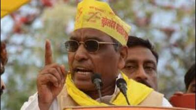 Rajbhar accused the SP of pursuing anti-Dalit politics. (Sourced)