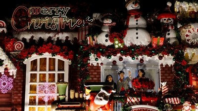 Not just the squares of Europe glitter with lights and festive decorations, even Asian cities are all decked up for Christmas 2024. Women pose for a photo amid the Christmas decorations in Jakarta, Indonesia. (REUTERS)