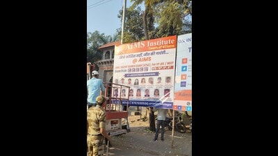The Sky Sign and License Department of PCMC has also imposed fines amounting to ₹47,000 and lodged two FIRs against violators, officials said in a statement released on Saturday. (HT PHOTO) The Sky Sign and License Department of PCMC has also imposed fines amounting to ₹47,000 and lodged two FIRs against violators, officials said in a statement released on Saturday. (HT PHOTO)