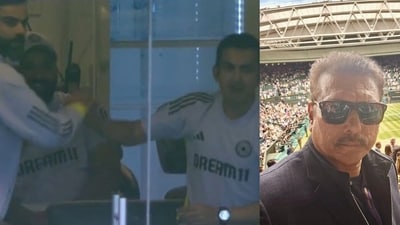 Ravi Shastri reacts to India's celebrations after avoiding follow-on ((Star Sports/Ravi Shastri X)) Ravi Shastri reacts to India's celebrations after avoiding follow-on ((Star Sports/Ravi Shastri X))