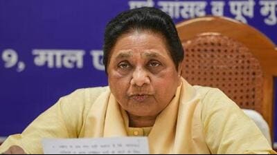 What has baffled Mayawati’s supporters and those who track BSP’s politics is her seeming lack of indignation on the raging controversy. (PTI File Photo) What has baffled Mayawati’s supporters and those who track BSP’s politics is her seeming lack of indignation on the raging controversy. (PTI File Photo)