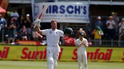 The last part of AB de Villiers' international career was up and down. While his performances never really dipped, there were questions on his commitment to playing for South Africa, particularly in Test cricket. That wasn't the case just before he announced his retirement from international cricket on May 23, 2018 in a long video that he posted on his social media channels. "After 114 Test matches, 228 ODIs and 78 T20 Internationals, it is time for others to take over. I have had my turn, and to be honest, I am tired," he said in the video. De Villiers had playd just four Tests in the two prior years but in 2018, he had very much made a comeback to the longest format, scoring 638 runs at an average of 53.16 with one century and six half-centuries in 14 innings. Unforunately for fans of Mr.360, that was the last they saw of him in whites and in South African colours. (AFP) The last part of AB de Villiers' international career was up and down. While his performances never really dipped, there were questions on his commitment to playing for South Africa, particularly in Test cricket. That wasn't the case just before he announced his retirement from international cricket on May 23, 2018 in a long video that he posted on his social media channels. "After 114 Test matches, 228 ODIs and 78 T20 Internationals, it is time for others to take over. I have had my turn, and to be honest, I am tired," he said in the video. De Villiers had playd just four Tests in the two prior years but in 2018, he had very much made a comeback to the longest format, scoring 638 runs at an average of 53.16 with one century and six half-centuries in 14 innings. Unforunately for fans of Mr.360, that was the last they saw of him in whites and in South African colours. (AFP)