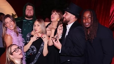 Travis Kelce hosted a surprise party for Taylor Swift. (IG-ashavignone) Travis Kelce hosted a surprise party for Taylor Swift. (IG-ashavignone)