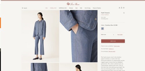 Radhika Merchant's pants are worth  ₹1.22 lakh.