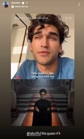 A screen grab of Josh Heuston's Instagram stories, A screen grab of Josh Heuston's Instagram stories,