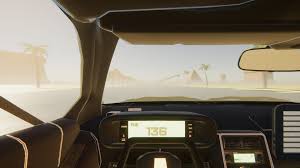 The gaming industry (and certain apparel brands) have embraced the sub-genre’s retro-futuristic allure. Above, a still from the videogame Vaporwave Road VR.