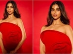 Suhana Khan channels Christmas spirit in stunning red mini dress.
