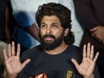 Allu Arjun addressed the press in Hyderabad on Saturday evening. Allu Arjun addressed the press in Hyderabad on Saturday evening.