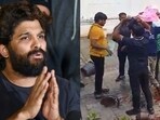 Allu Arjun's house was vandalised by protesters on Sunday. Allu Arjun's house was vandalised by protesters on Sunday.