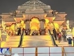 Newly built Ram Mandir in Ayodhaya (File photo)