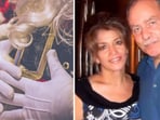 Aziz Yazdanpanah showed up at his estranged wife's apartment on December 25, 2011 in a Santa suit. Aziz Yazdanpanah showed up at his estranged wife's apartment on December 25, 2011 in a Santa suit.
