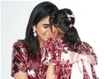 Isha Ambani and Aadiya Shakti wore matching custom Dolce and Gabbana dresses. (Instagram/Anaita Shroff Adajania) Isha Ambani and Aadiya Shakti wore matching custom Dolce and Gabbana dresses. (Instagram/Anaita Shroff Adajania)